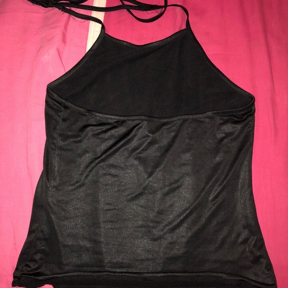 Black Halter Top - Picture 2 of 2